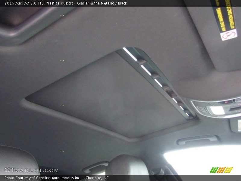 Glacier White Metallic / Black 2016 Audi A7 3.0 TFSI Prestige quattro