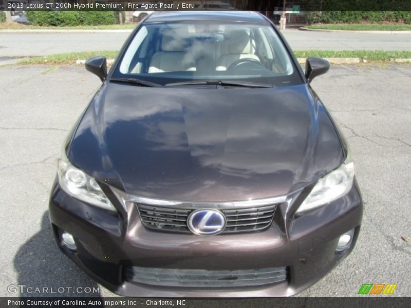 Fire Agate Pearl / Ecru 2013 Lexus CT 200h Hybrid Premium