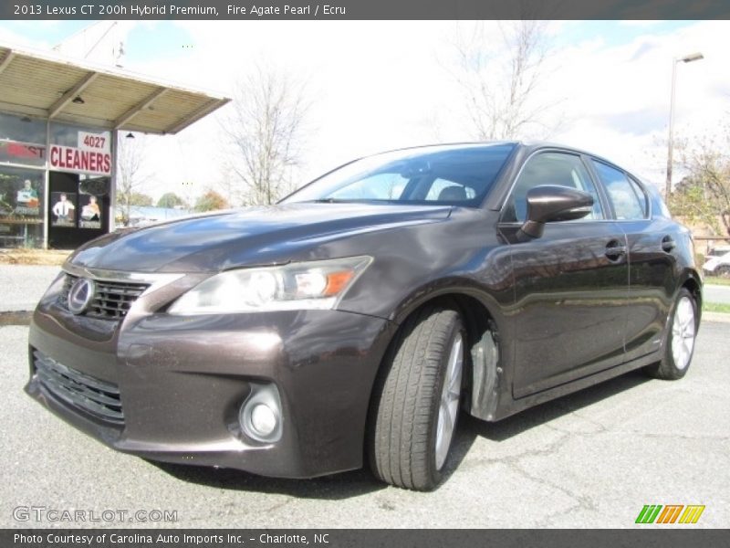 Fire Agate Pearl / Ecru 2013 Lexus CT 200h Hybrid Premium