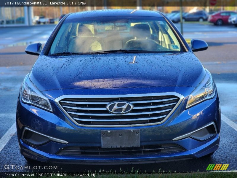Lakeside Blue / Gray 2017 Hyundai Sonata SE