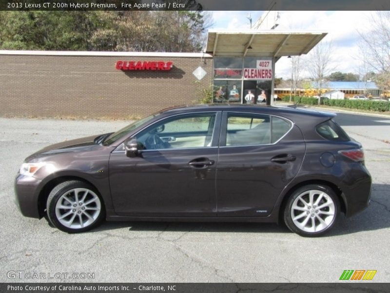 Fire Agate Pearl / Ecru 2013 Lexus CT 200h Hybrid Premium