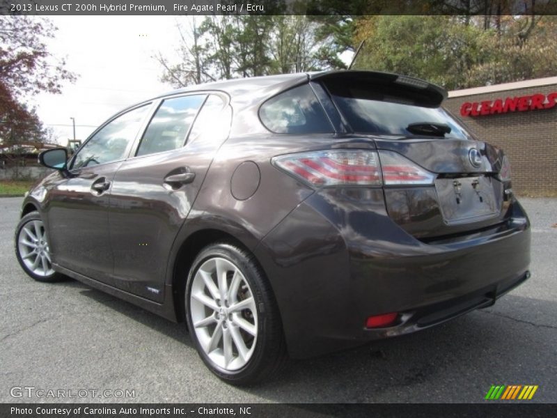 Fire Agate Pearl / Ecru 2013 Lexus CT 200h Hybrid Premium