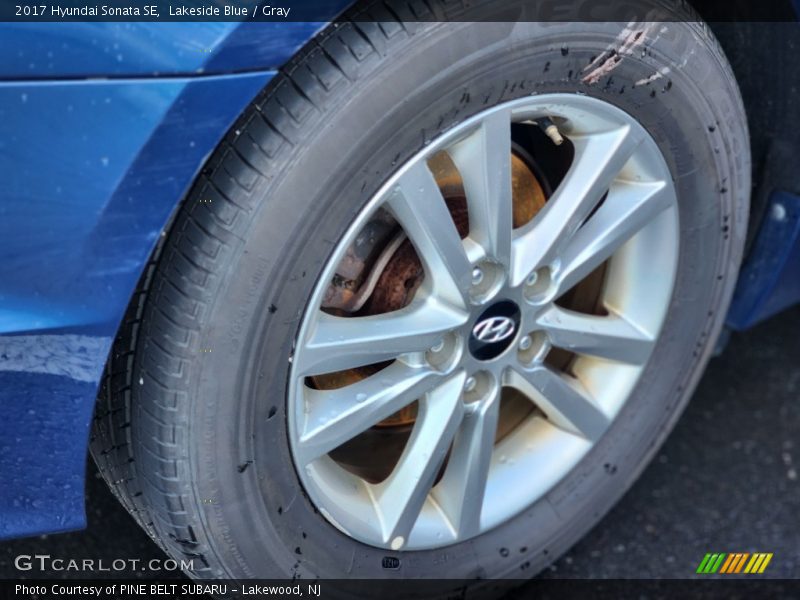 Lakeside Blue / Gray 2017 Hyundai Sonata SE