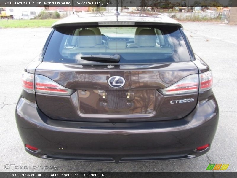 Fire Agate Pearl / Ecru 2013 Lexus CT 200h Hybrid Premium