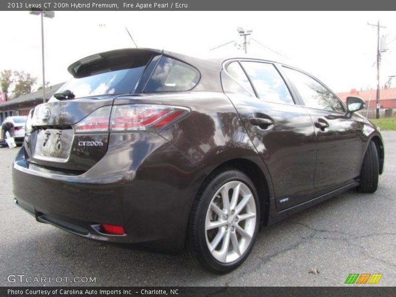 Fire Agate Pearl / Ecru 2013 Lexus CT 200h Hybrid Premium