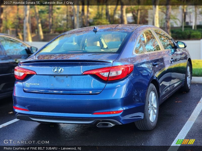 Lakeside Blue / Gray 2017 Hyundai Sonata SE