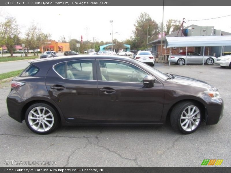 Fire Agate Pearl / Ecru 2013 Lexus CT 200h Hybrid Premium