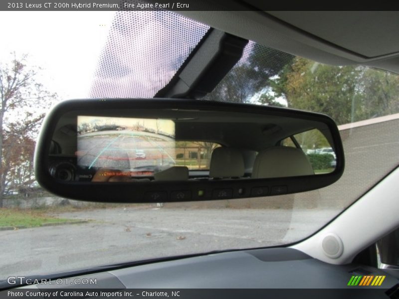 Fire Agate Pearl / Ecru 2013 Lexus CT 200h Hybrid Premium