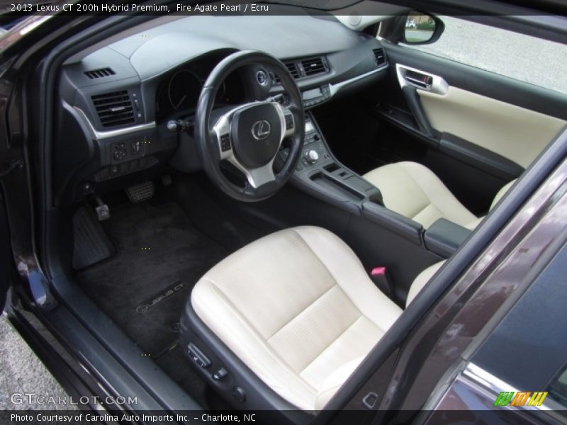 Fire Agate Pearl / Ecru 2013 Lexus CT 200h Hybrid Premium