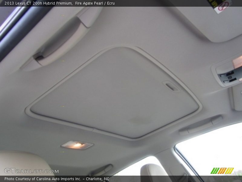 Fire Agate Pearl / Ecru 2013 Lexus CT 200h Hybrid Premium