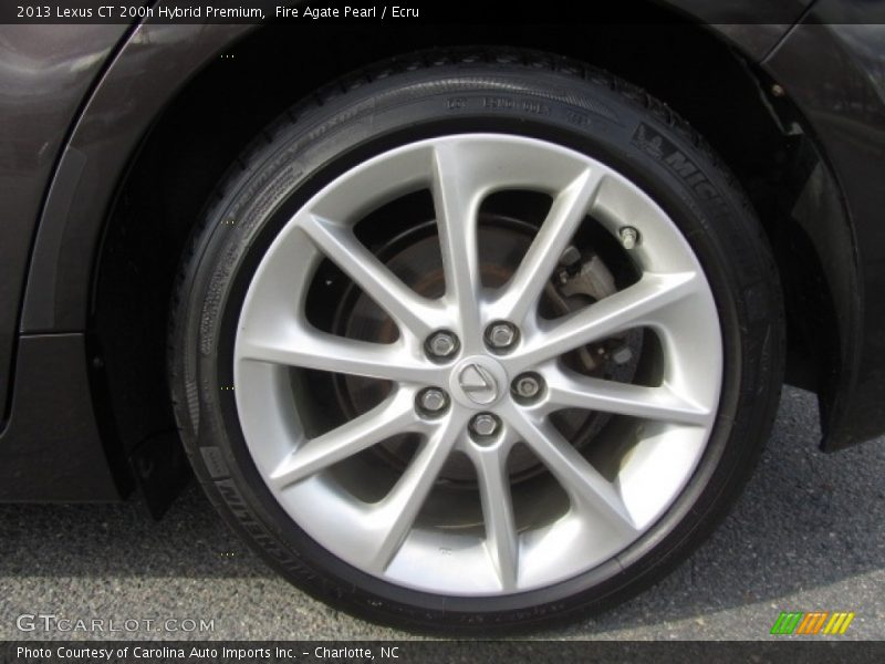 Fire Agate Pearl / Ecru 2013 Lexus CT 200h Hybrid Premium
