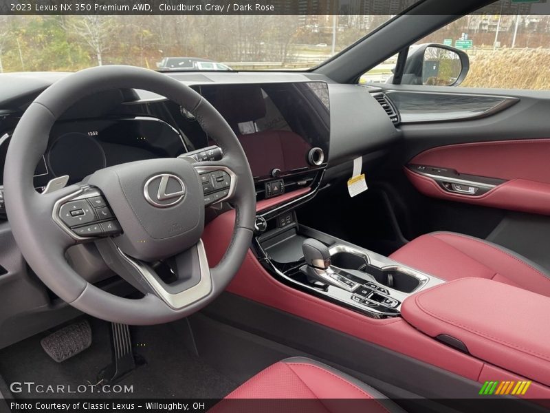  2023 NX 350 Premium AWD Dark Rose Interior