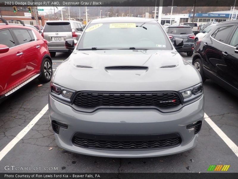 Destroyer Gray / Black 2021 Dodge Durango R/T AWD