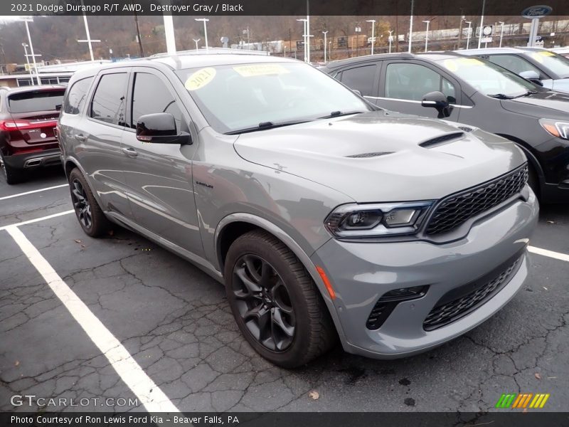 Destroyer Gray / Black 2021 Dodge Durango R/T AWD