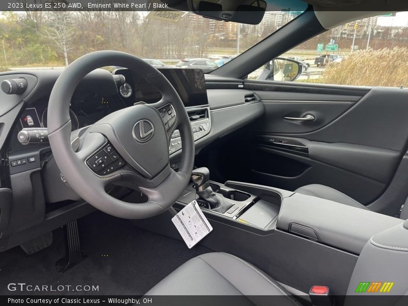  2023 ES 250 AWD Black Interior