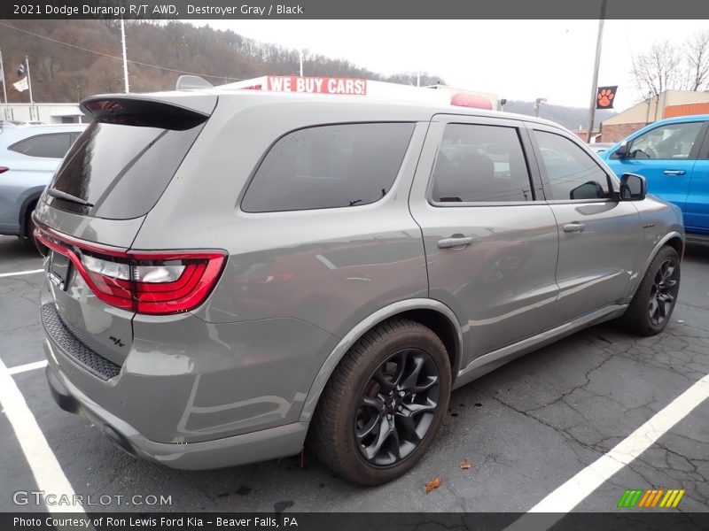 Destroyer Gray / Black 2021 Dodge Durango R/T AWD