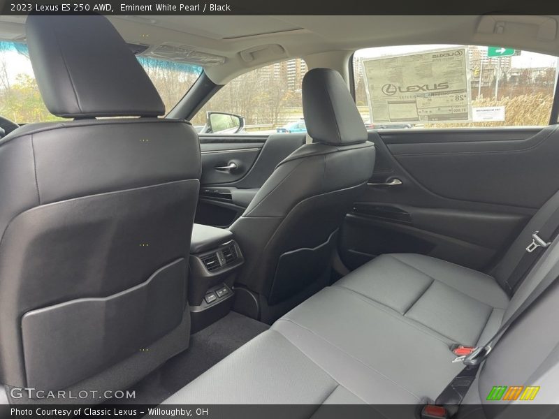 Rear Seat of 2023 ES 250 AWD
