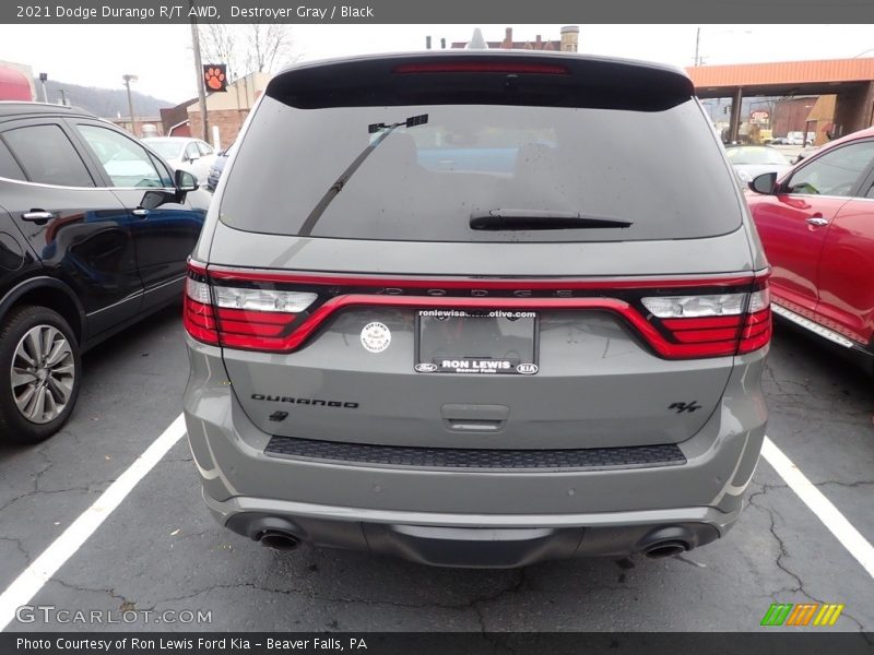 Destroyer Gray / Black 2021 Dodge Durango R/T AWD