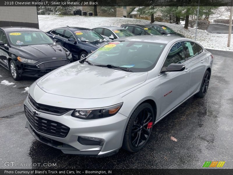 Silver Ice Metallic / Jet Black 2018 Chevrolet Malibu LT