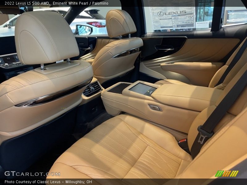 Eminent White Pearl / Palomino 2022 Lexus LS 500 AWD