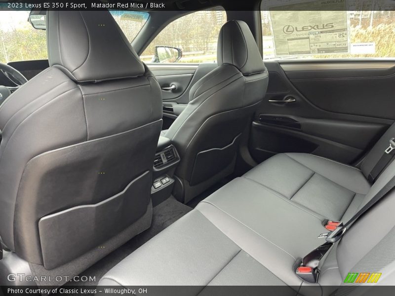 Rear Seat of 2023 ES 350 F Sport