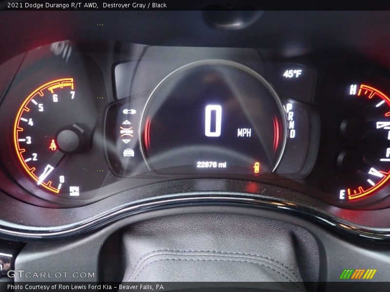 Destroyer Gray / Black 2021 Dodge Durango R/T AWD