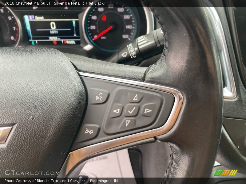 Silver Ice Metallic / Jet Black 2018 Chevrolet Malibu LT