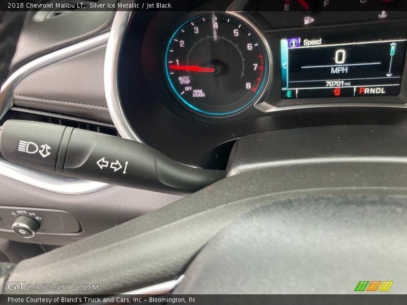 Silver Ice Metallic / Jet Black 2018 Chevrolet Malibu LT