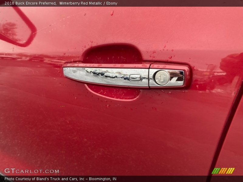 Winterberry Red Metallic / Ebony 2018 Buick Encore Preferred