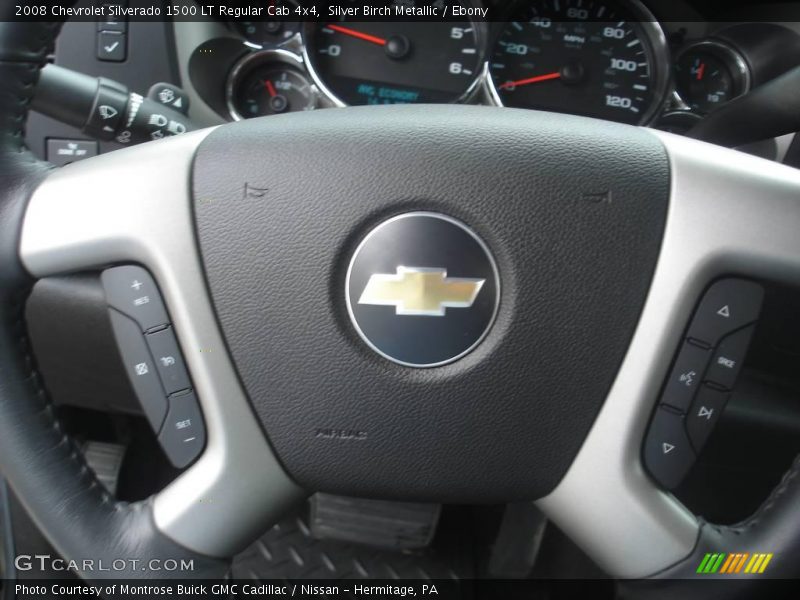 Silver Birch Metallic / Ebony 2008 Chevrolet Silverado 1500 LT Regular Cab 4x4