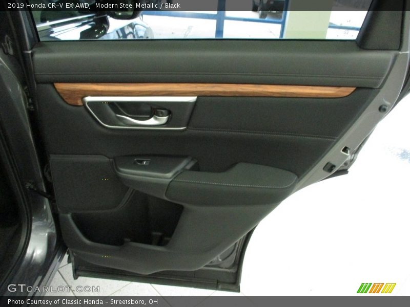 Modern Steel Metallic / Black 2019 Honda CR-V EX AWD