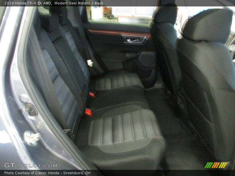 Modern Steel Metallic / Black 2019 Honda CR-V EX AWD