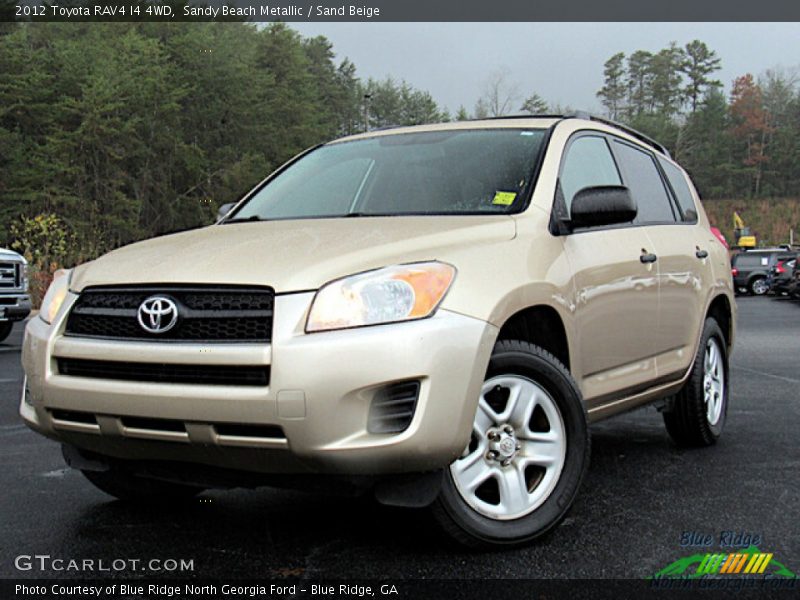 Sandy Beach Metallic / Sand Beige 2012 Toyota RAV4 I4 4WD