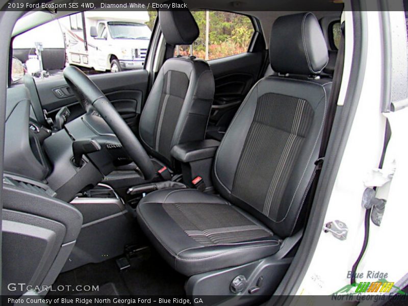 Diamond White / Ebony Black 2019 Ford EcoSport SES 4WD