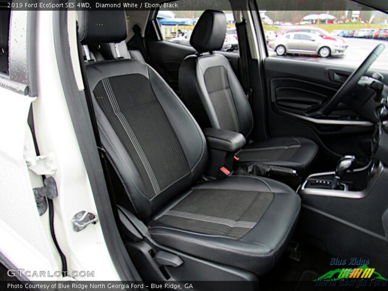 Diamond White / Ebony Black 2019 Ford EcoSport SES 4WD