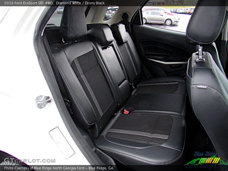 Diamond White / Ebony Black 2019 Ford EcoSport SES 4WD