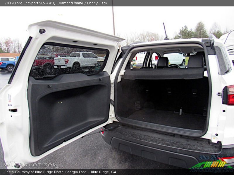 Diamond White / Ebony Black 2019 Ford EcoSport SES 4WD
