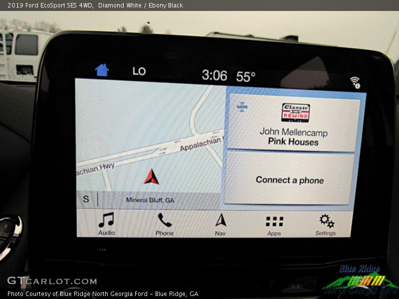 Diamond White / Ebony Black 2019 Ford EcoSport SES 4WD