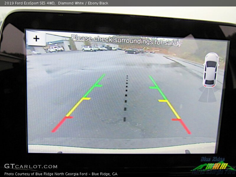 Diamond White / Ebony Black 2019 Ford EcoSport SES 4WD
