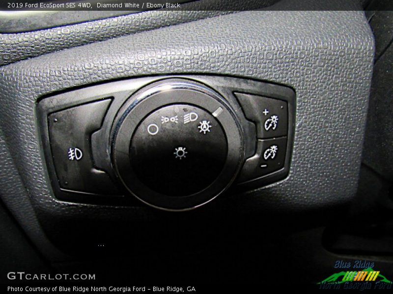 Diamond White / Ebony Black 2019 Ford EcoSport SES 4WD