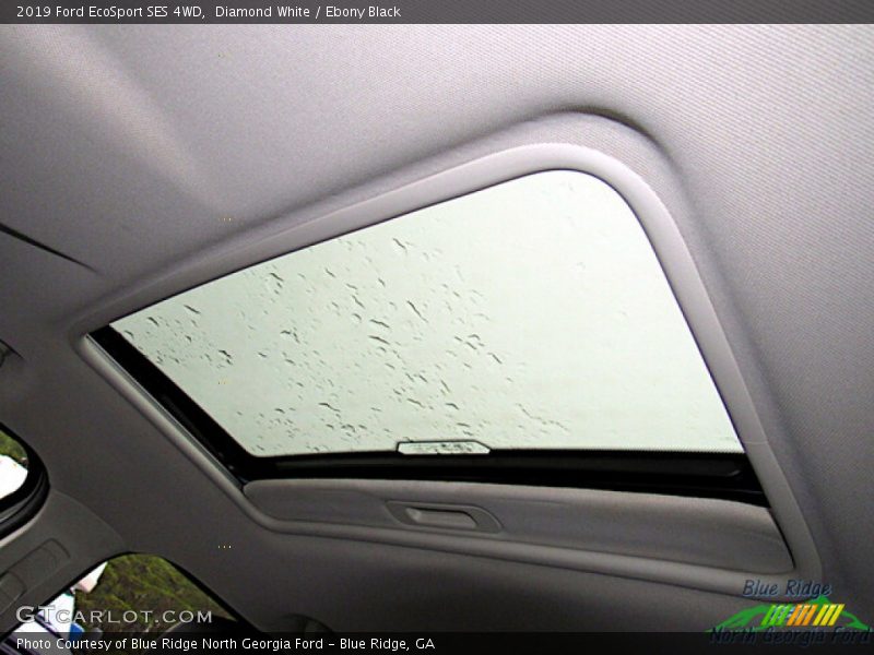 Diamond White / Ebony Black 2019 Ford EcoSport SES 4WD