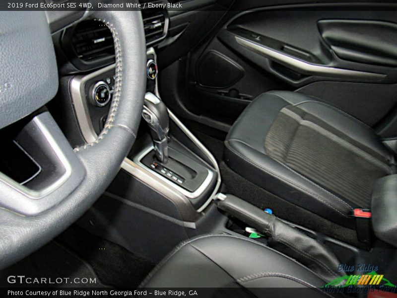 Diamond White / Ebony Black 2019 Ford EcoSport SES 4WD
