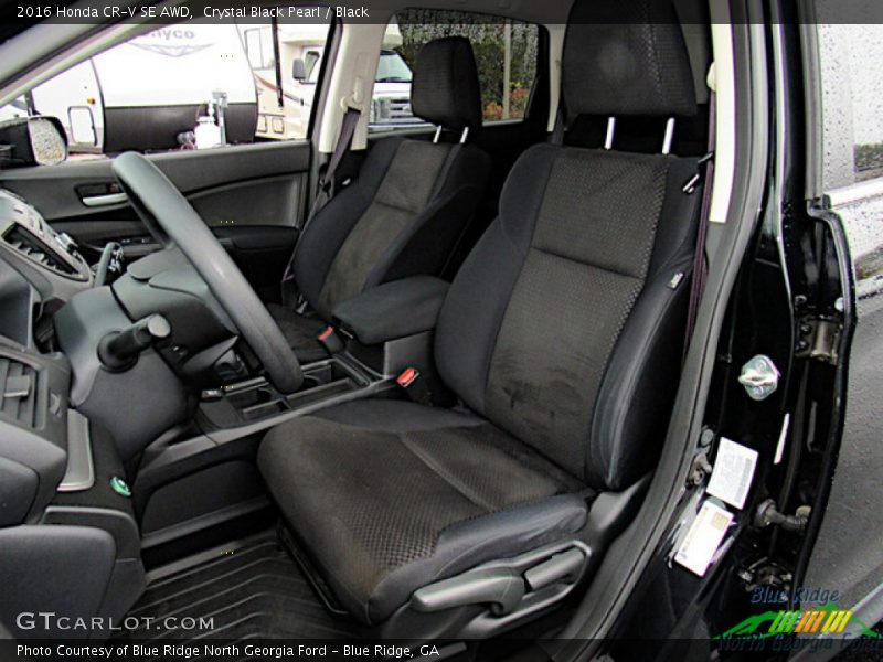 Crystal Black Pearl / Black 2016 Honda CR-V SE AWD