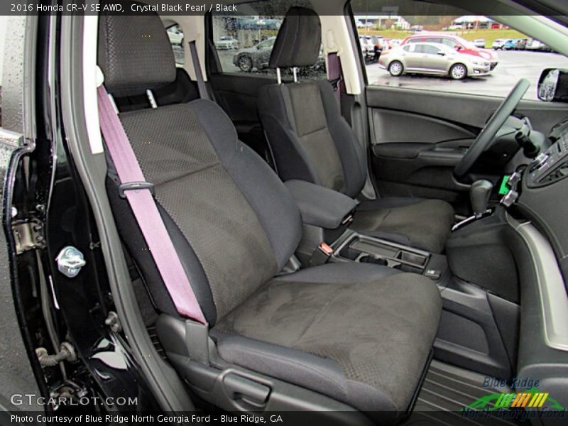 Crystal Black Pearl / Black 2016 Honda CR-V SE AWD