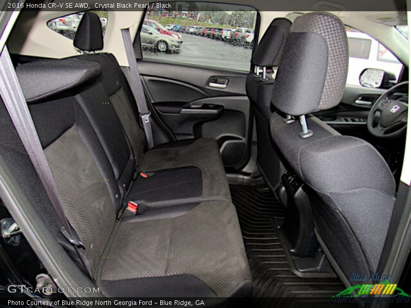 Crystal Black Pearl / Black 2016 Honda CR-V SE AWD