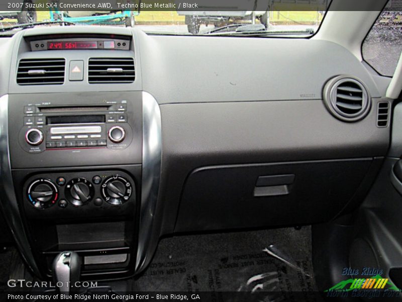 Techno Blue Metallic / Black 2007 Suzuki SX4 Convenience AWD