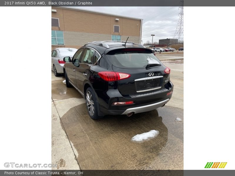 Black Obsidian / Graphite 2017 Infiniti QX50 AWD