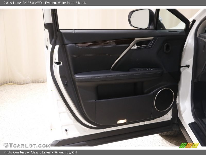 Eminent White Pearl / Black 2019 Lexus RX 350 AWD