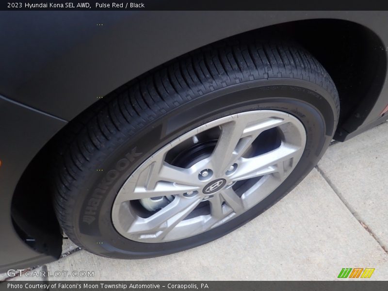 Pulse Red / Black 2023 Hyundai Kona SEL AWD