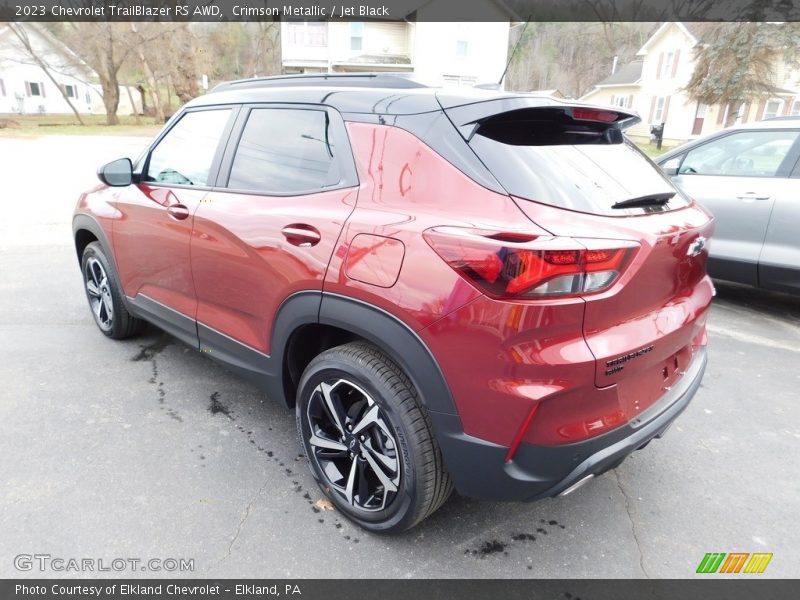 Crimson Metallic / Jet Black 2023 Chevrolet TrailBlazer RS AWD